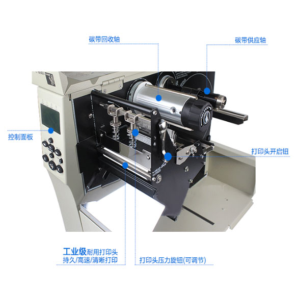 Zebra 105SLPlus 內部結構