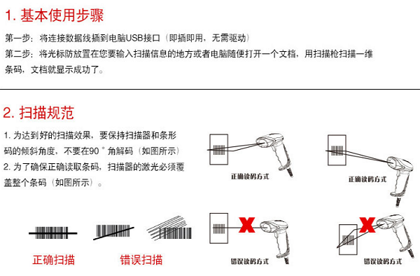 掃描槍使用方法